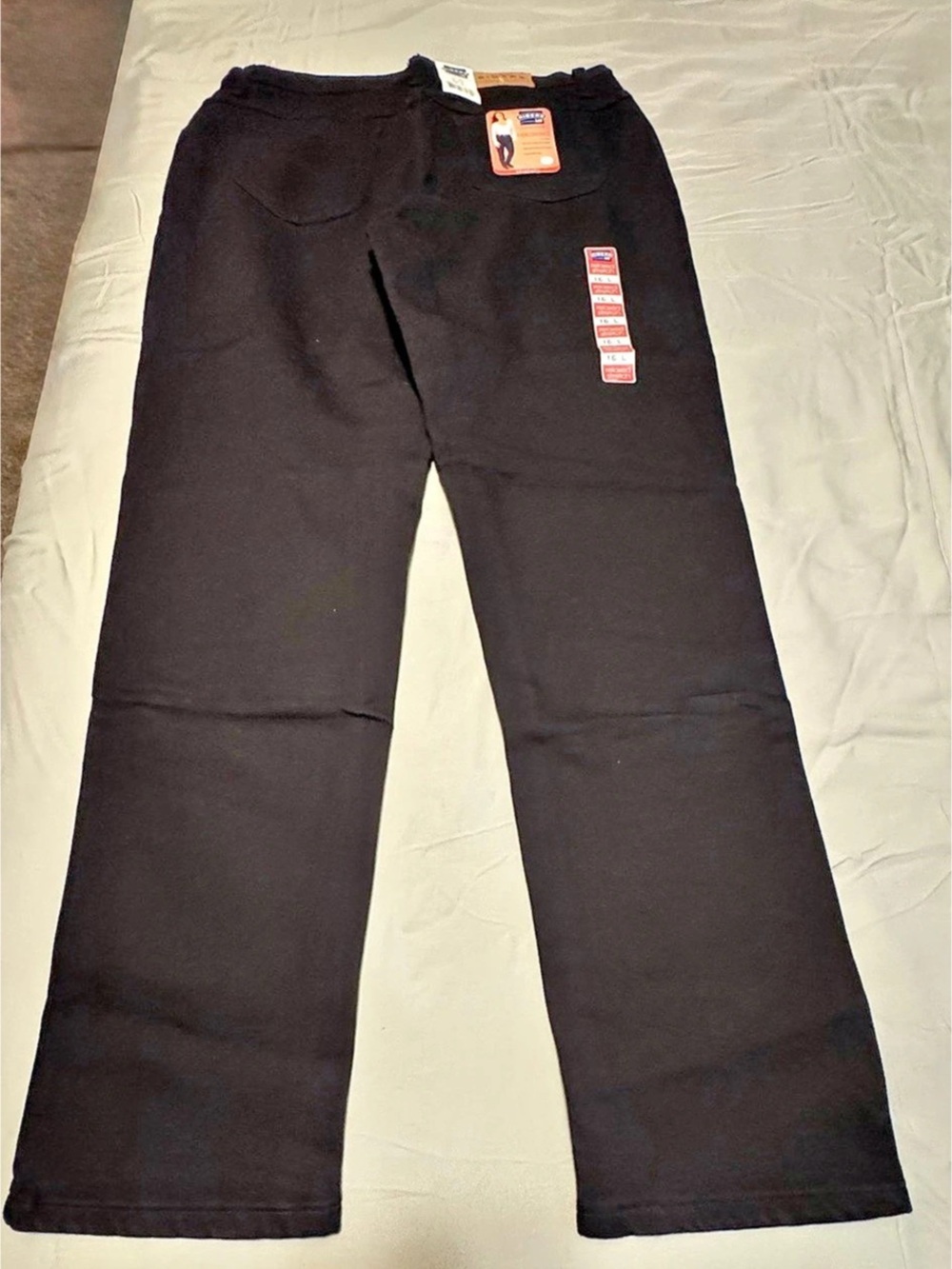Riders by Lee Size 16 Long Black Relaxed Stretch Jeans NWT